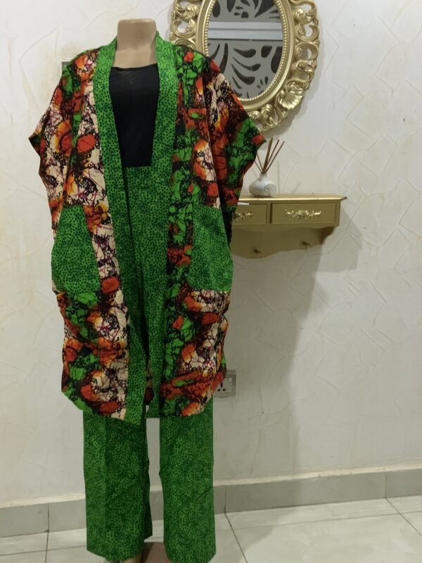 2piece kimono and Trouser