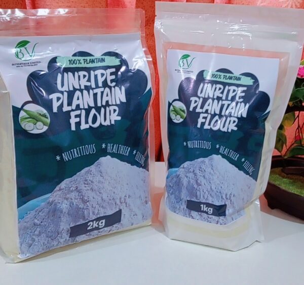 100% Organic Unripe Plantain Flour