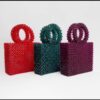 Multicolor beaded bags