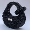 Hand made Black beaded bag