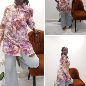 Eme's Designs Customized  Adire Shirt For Female
