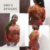 Eme's Designs Customized Handmade Adire Shirt For Female