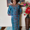 African embroidery kaftan