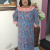 African Ankara embroidery kaftan for women