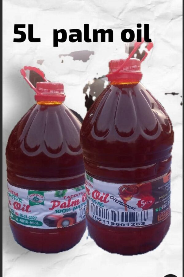 Taddith Palm Oil 5 litre