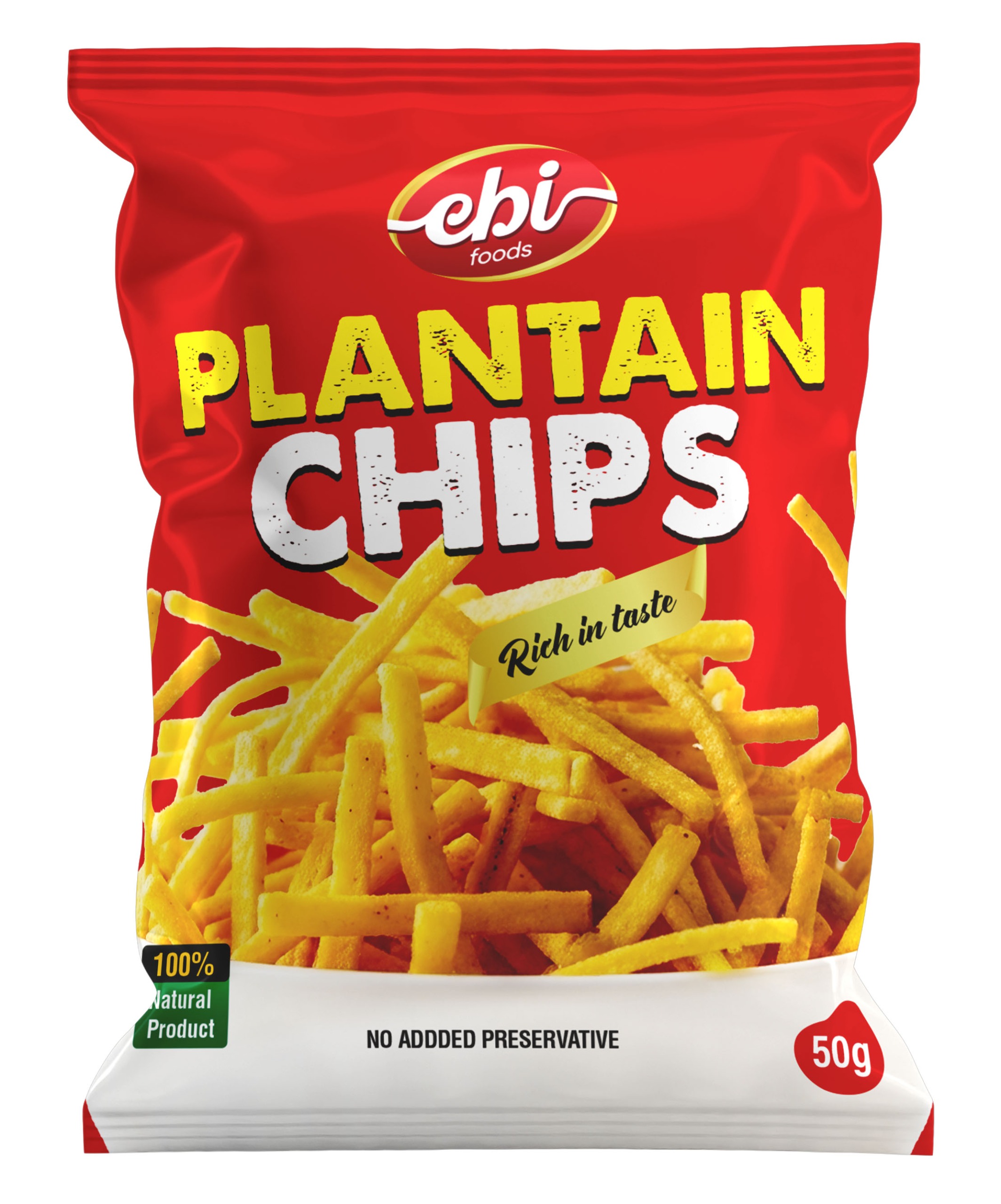Ebi Plantain Chips=Crispy Ghanaian Plantain Snack
